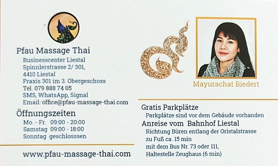 pfau massage thai karte